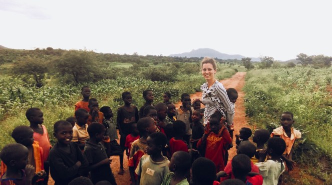 Christina mjez dźěćimi