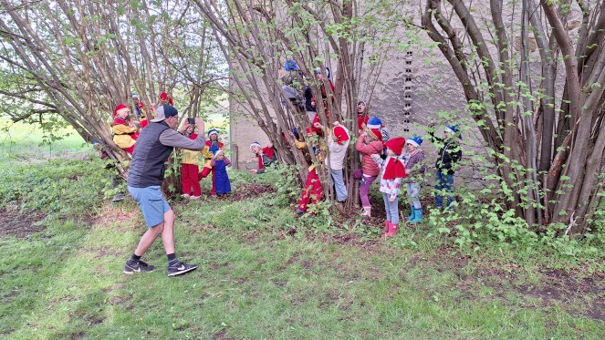 Nahrawanja za hudźbny widejo z Lipkami © Madlen Domašcyna