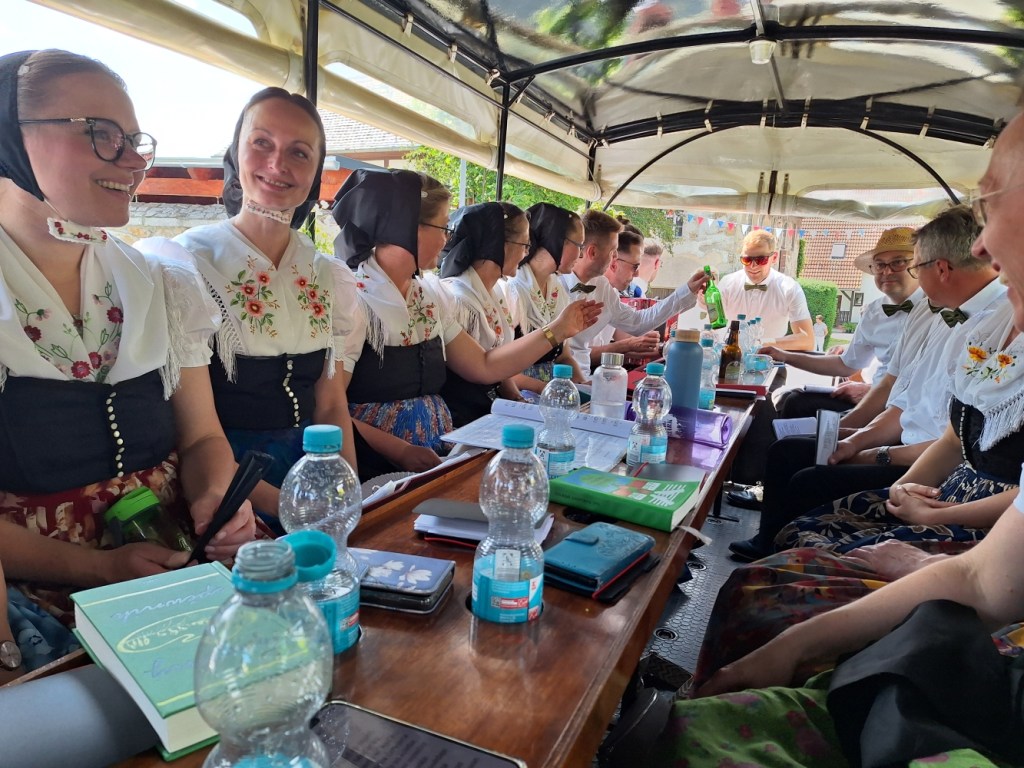 Na swjedźenskim přećahu w Chrósćicach, 15.6.2025 © M. Domašcyna